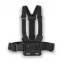 Cameraborstband HAMA 00004567 voor actioncams (GoPro-compatibel), zwart, verstelbare borsthouder