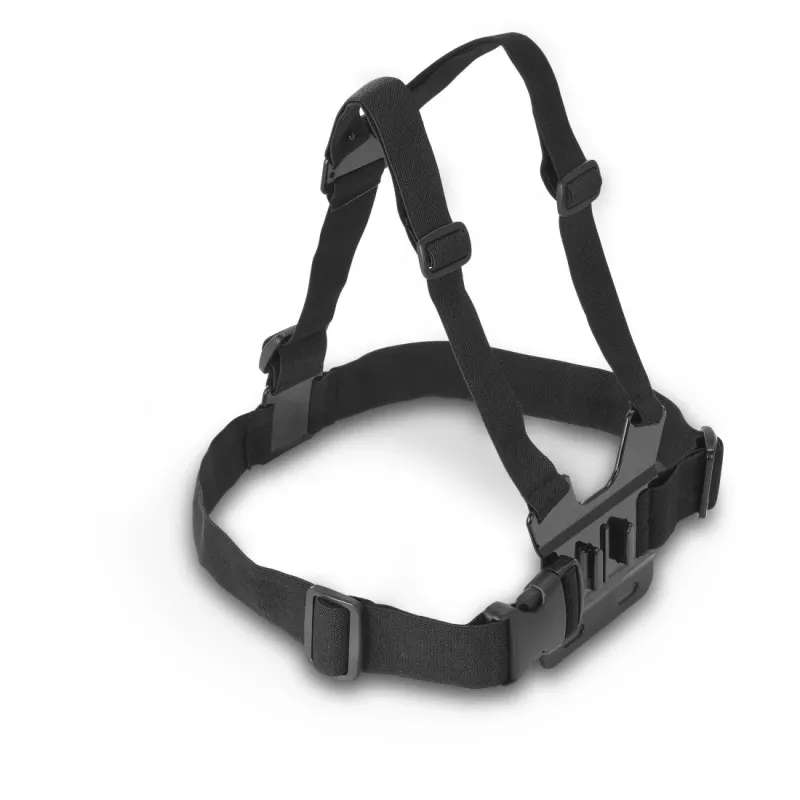 Cameraborstband HAMA 00004567 voor actioncams (GoPro-compatibel), zwart, verstelbare borsthouder