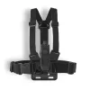 Cameraborstband HAMA 00004567 voor actioncams (GoPro-compatibel), zwart, verstelbare borsthouder
