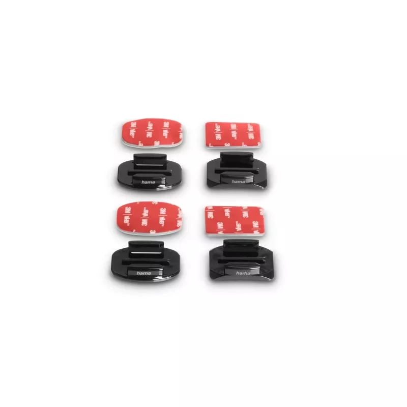 HAMA passieve houder voor actioncam 00004569 — zwart, auto- en helmmontage
