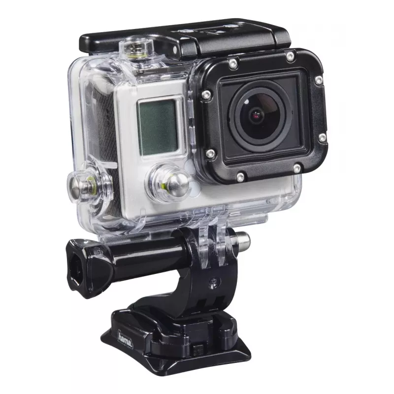 HAMA passieve houder voor actioncam 00004569 — zwart, auto- en helmmontage