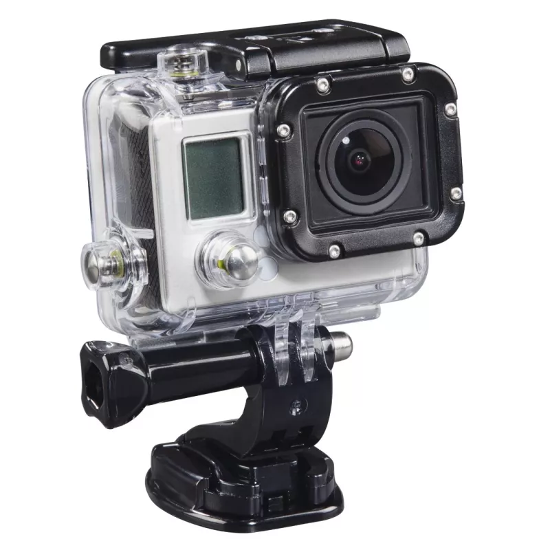HAMA passieve houder voor actioncam 00004569 — zwart, auto- en helmmontage