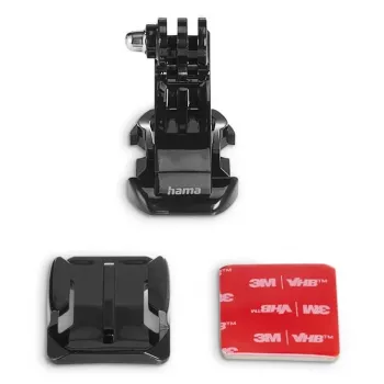 HAMA passieve houder voor actioncam 00004571 — helm-/hoofdhouders, zwart