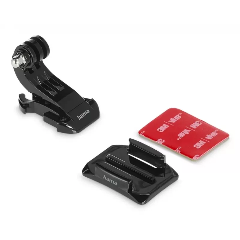 HAMA passieve houder voor actioncam 00004571 — helm-/hoofdhouders, zwart