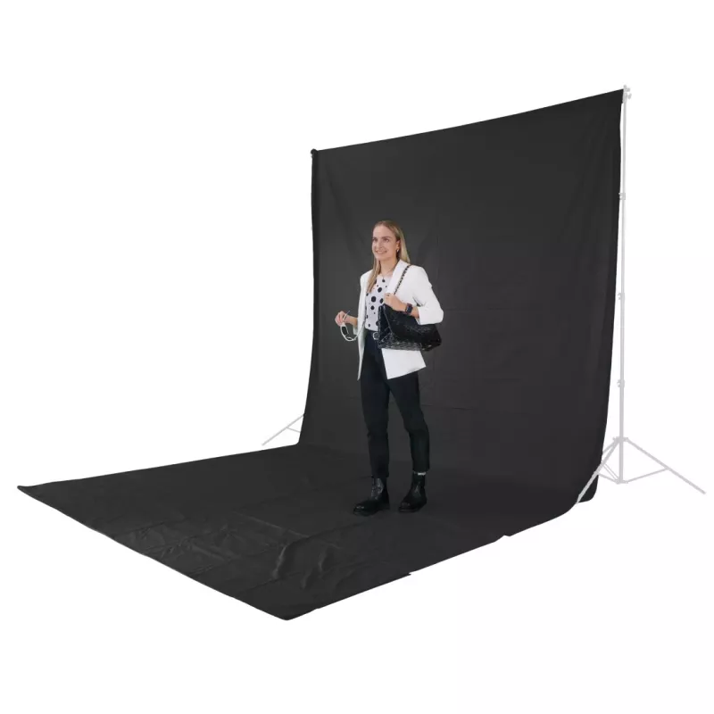 Achtergronddoek Hama 00021157 zwart katoen 2950 mm x 6000 mm