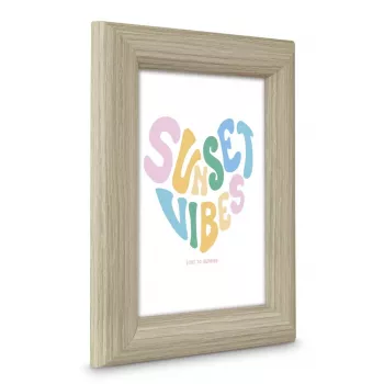 Fotolijst HAMA Tori enkel MDF bruin voor 13×18 cm foto's, FSC-gecertificeerd