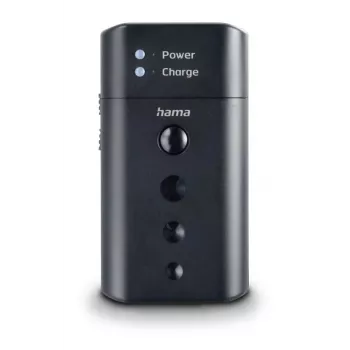 Acculader HAMA 00081390 voor digitale camera-accu's — USB, Li-Ion en NiMH compatibel, 5 V ingang