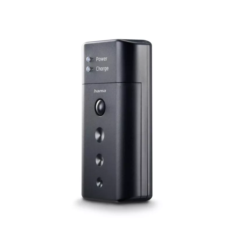Acculader HAMA 00081390 voor digitale camera-accu's — USB, Li-Ion en NiMH compatibel, 5 V ingang
