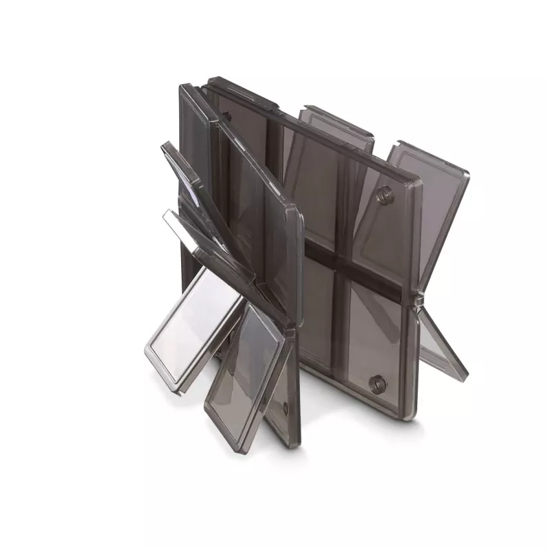 Hama 00095990 geheugenkaart-etui 12 kaarten polypropyleen (PP) zwart, transparant