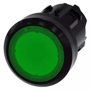 Siemens 3SU1001-0AA40-0AA0 elektrische actuator IP66, IP67, IP69, IP69K zwart, groen