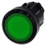 Siemens 3SU1001-0AA40-0AA0 elektrische actuator IP66, IP67, IP69, IP69K zwart, groen