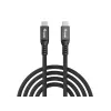 USB4 Gen 4x2 C-naar-C-kabel EQUIP 1,2 m, 80 Gbit/s, PD240W, 8K@60Hz, zwart