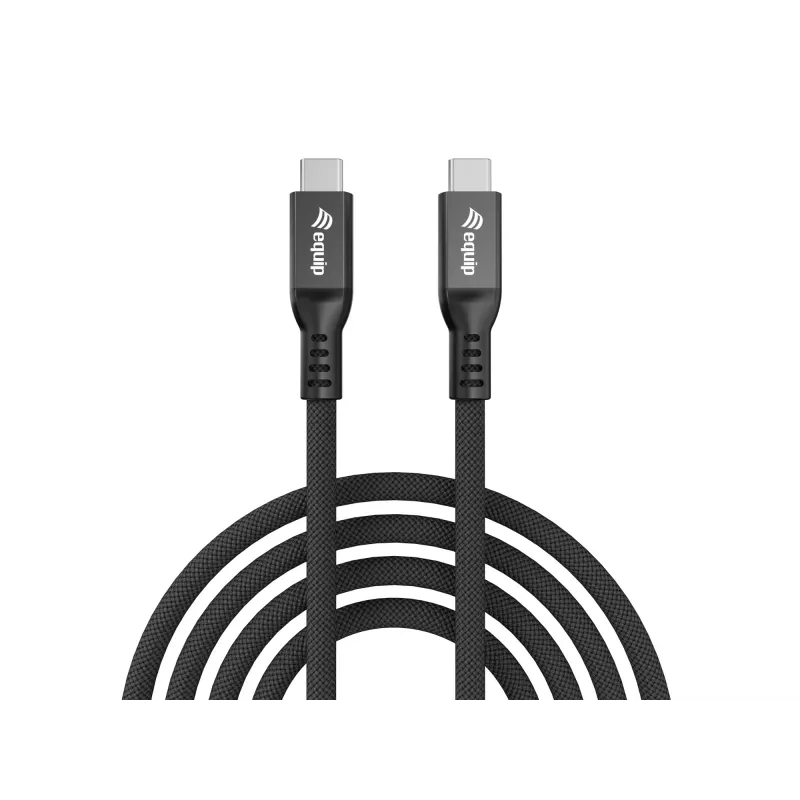 USB4 Gen 4x2 C-naar-C-kabel EQUIP 1,2 m, 80 Gbit/s, PD240W, 8K@60Hz, zwart