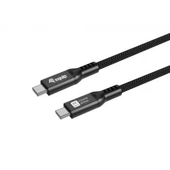 USB4 Gen4x2 C-naar-C-kabel EQUIP 2 m, 80 Gbit/s, PD 240 W, 8K@60Hz, zwart