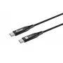 Equip USB 4 ultra slanke C-naar-C-kabel, 1,2 m, PD240W, 4K/60Hz, 40 Gbps, zwart