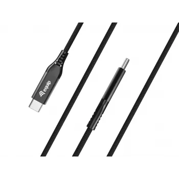 Equip USB 4 ultra slanke C-naar-C-kabel, 1,2 m, PD240W, 4K/60Hz, 40 Gbps, zwart