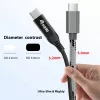 Equip USB 4 ultra slanke C-naar-C-kabel, 1,2 m, PD240W, 4K/60Hz, 40 Gbps, zwart