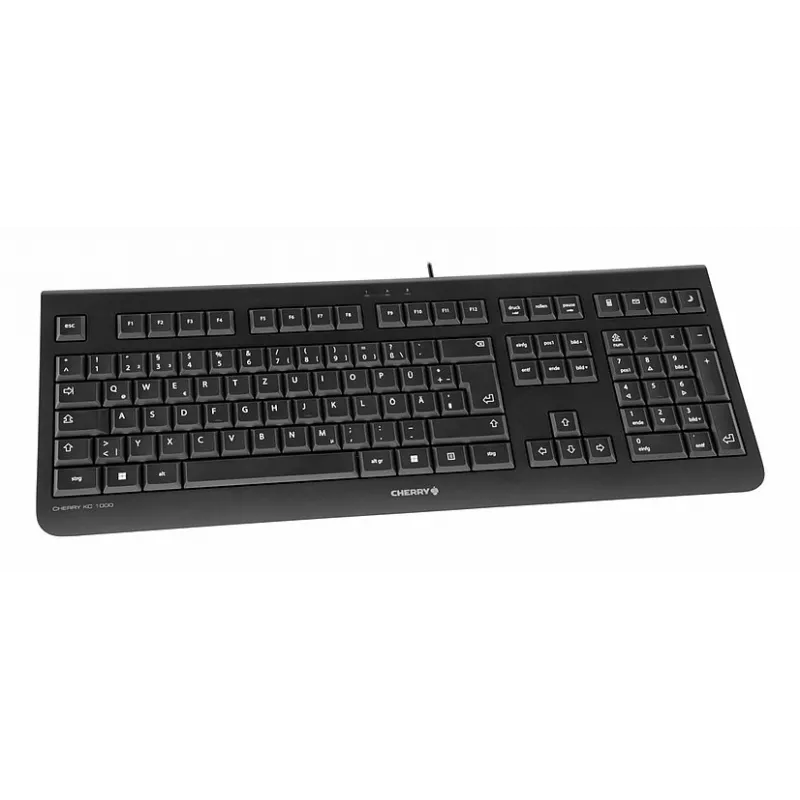 Bedraad full-size USB-toetsenbord Cherry KC 1000 QWERTY Portugees zwart