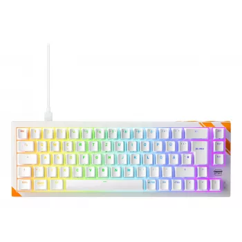 Mechanisch gaming-toetsenbord Cherry K5 Pro TMR compact – 65% bedraad USB, QWERTZ, RGB, oranje/wit