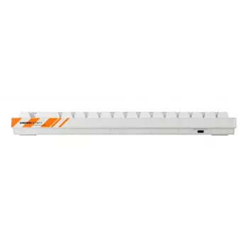 Mechanisch gaming-toetsenbord Cherry K5 Pro TMR compact – 65% bedraad USB, QWERTZ, RGB, oranje/wit