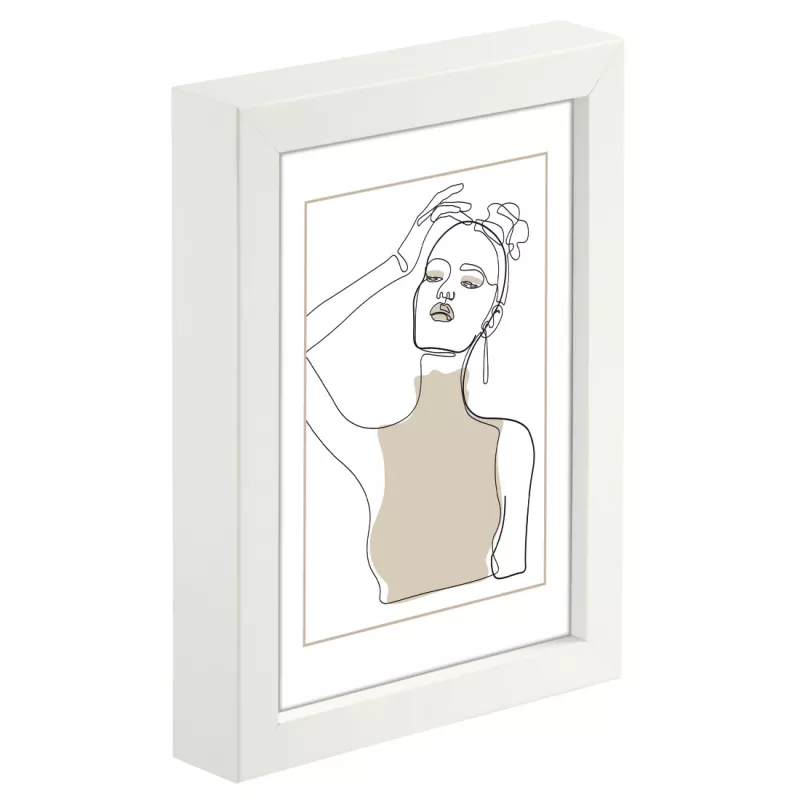 Fotolijst Hama Copenhagen wit glas MDF 220 mm