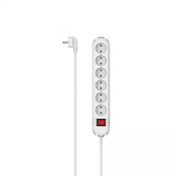 Hama 00223131 slimme stekkerdoos 6 AC-uitgangen 2 m