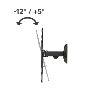 Hama 00220823 tv-wandsteun/voet 165,1 cm (65 inch) zwart