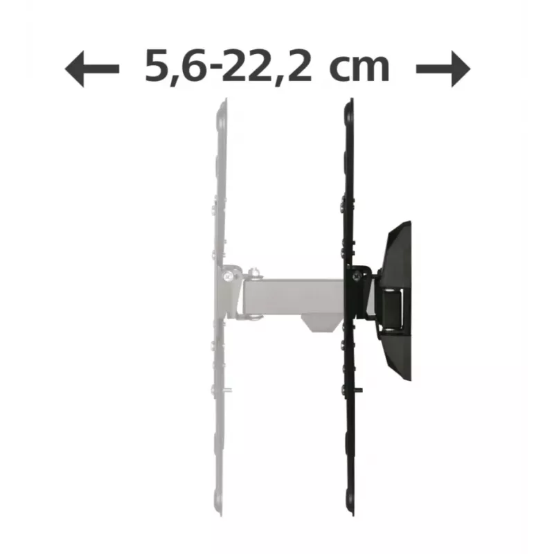Hama 00220823 tv-wandsteun/voet 165,1 cm (65 inch) zwart