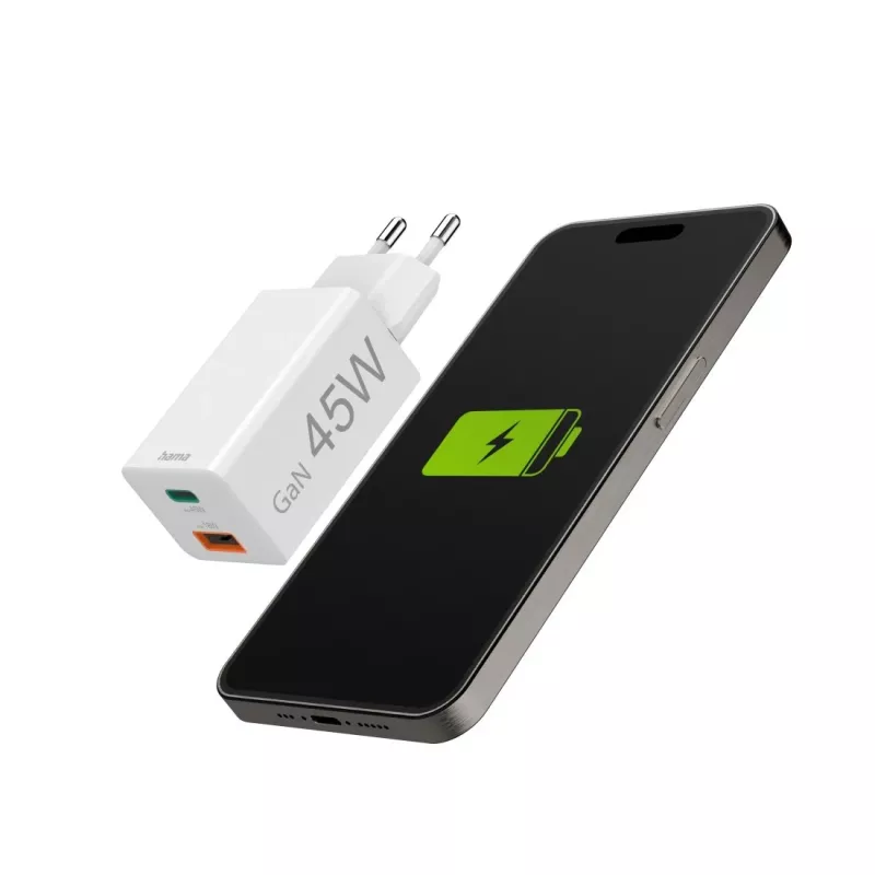 Hama 00125141 mobiele oplader universeel wit AC-snelladen binnen