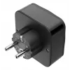Hama 00223460 netstekker-adapter type E/F hybride universeel zwart