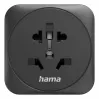 Hama 00223460 netstekker-adapter type E/F hybride universeel zwart