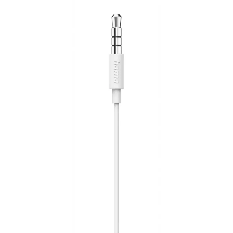 Hama Noble headset bedraad in-ear gesprekken/muziek wit
