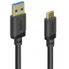 Hama 00202005 USB-kabel USB 3.2 Gen 1 (3.1 Gen 1) 0,75 m USB A USB C zwart