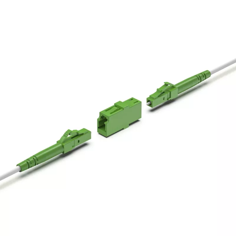 Hama 00200801 glasvezel-adapter LC/APC 1 stuks groen