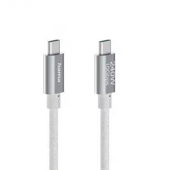 Hama Full-Featured USB-kabel USB 3.2 Gen 2 (3.1 Gen 2) 1,5 m USB C wit