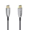 Hama 00202036 HDMI-kabel 15 m HDMI Type-A (standaard) zwart, grijs, zilver