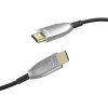 Hama 00202036 HDMI-kabel 15 m HDMI Type-A (standaard) zwart, grijs, zilver