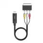 Hama 00205775 videokabel-adapter HDMI Type-A (standaard) SCART (21-polig) zwart