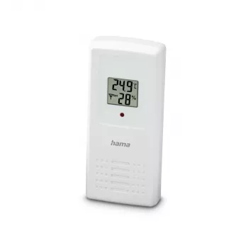 Hama 00222244 digitaal weerstation wit, op batterijen