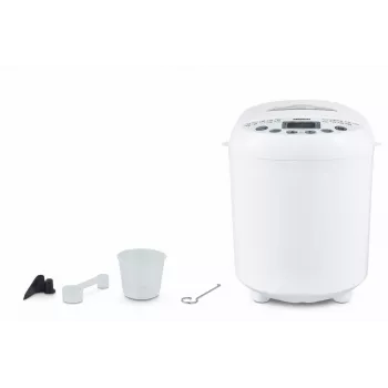 Broodmachine MEDION MD 11011 550 W wit 1 kg digitale timer