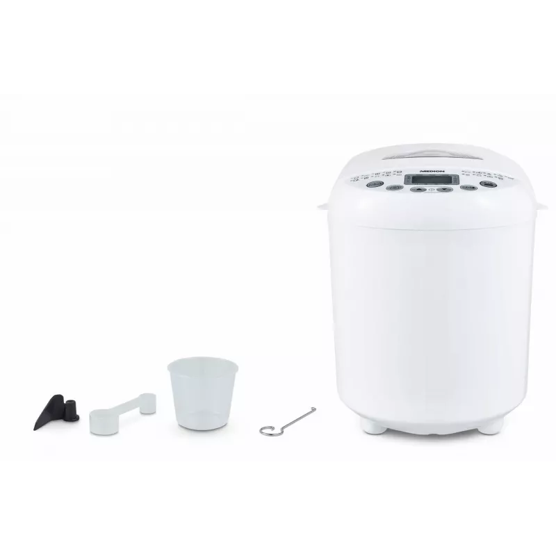 Broodmachine MEDION MD 11011 550 W wit 1 kg digitale timer