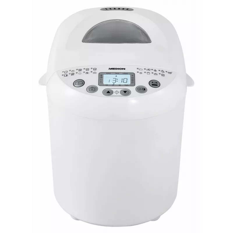 Broodmachine MEDION MD 11011 550 W wit 1 kg digitale timer