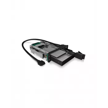 ICY BOX IB-174SSK-U 13,3 cm (5,25 inch) opslagdrivehouder zwart