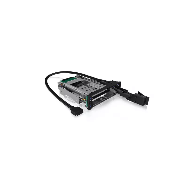 ICY BOX IB-174SSK-U 13,3 cm (5,25 inch) opslagdrivehouder zwart