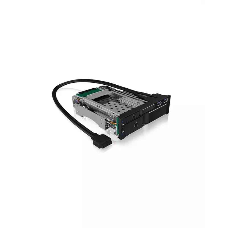 ICY BOX IB-174SSK-U 13,3 cm (5,25 inch) opslagdrivehouder zwart