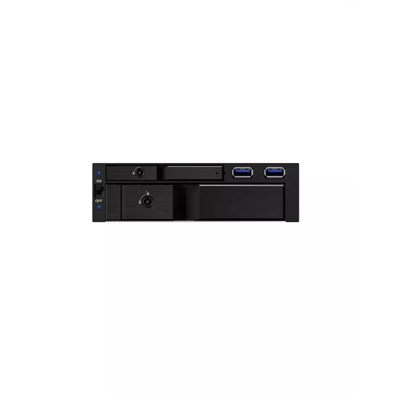 ICY BOX IB-174SSK-U 13,3 cm (5,25 inch) opslagdrivehouder zwart