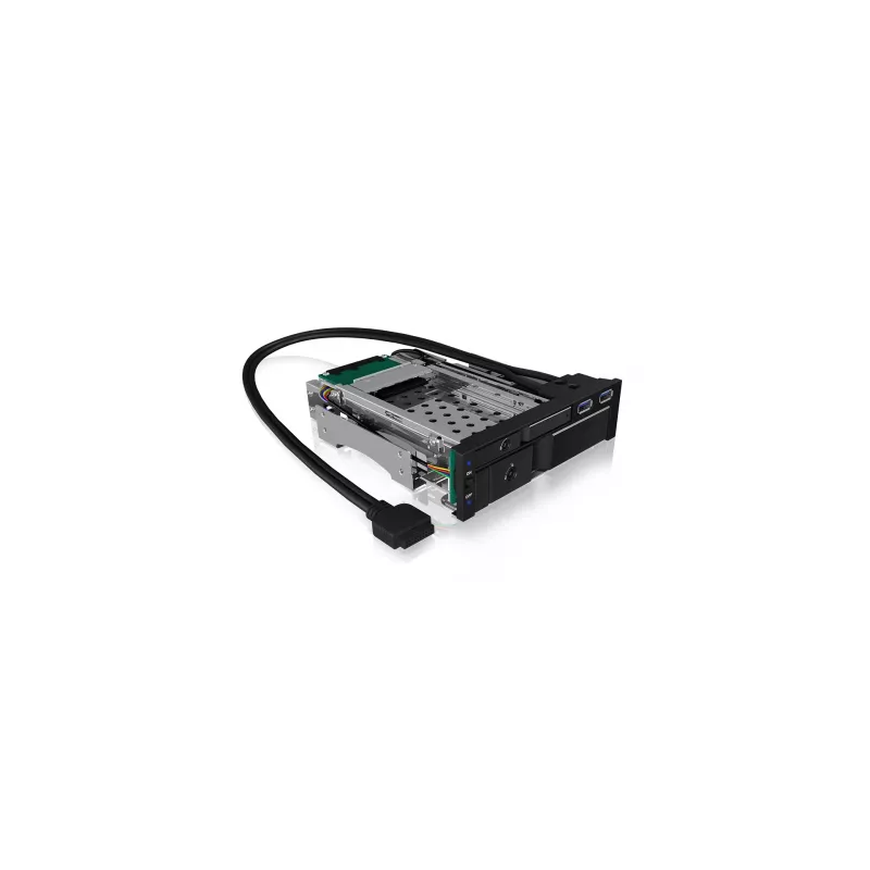 ICY BOX IB-174SSK-U 13,3 cm (5,25 inch) opslagdrivehouder zwart
