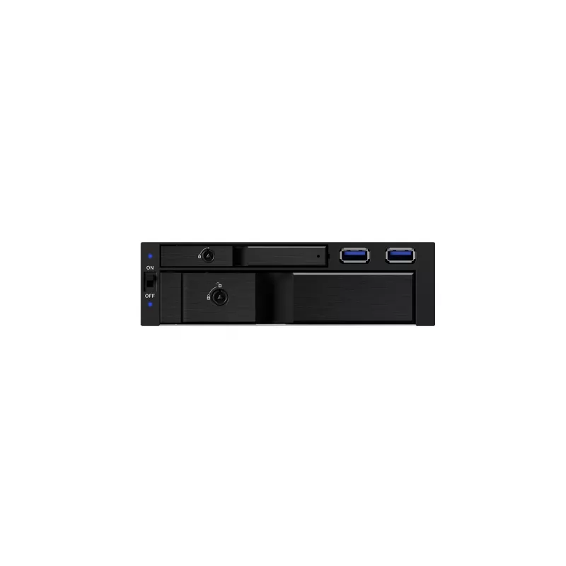 ICY BOX IB-174SSK-U 13,3 cm (5,25 inch) opslagdrivehouder zwart
