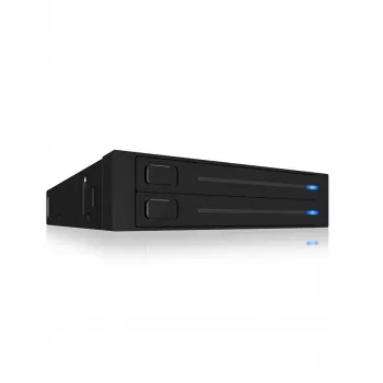 ICY BOX IB-2226StS 8,89 cm (3,5 inch) opslagdrive lade zwart