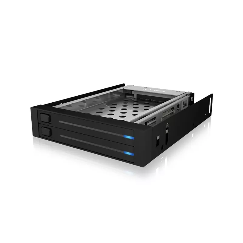 ICY BOX IB-2226StS 8,89 cm (3,5 inch) opslagdrive lade zwart